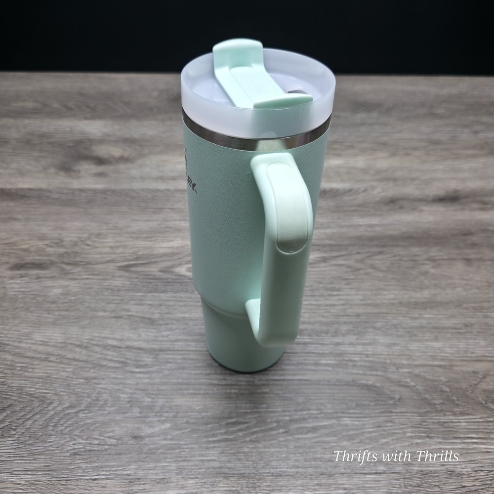 Stanley Quencher H2.0 FlowState 30oz Tumbler Mint Green Stainless Steel with Lid - Picture 9 of 16